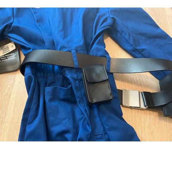 NEW Star Wars Mechanics Jumpsuit Kids Medium Blue Galactic Starcruiser Costume - Picture 6 of 7